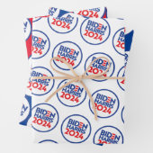 Biden Harris 2024 Geschenkpapier Set (Beispiel)