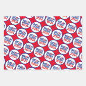 Biden Harris 2024 Geschenkpapier Set (Vorderseite 3)