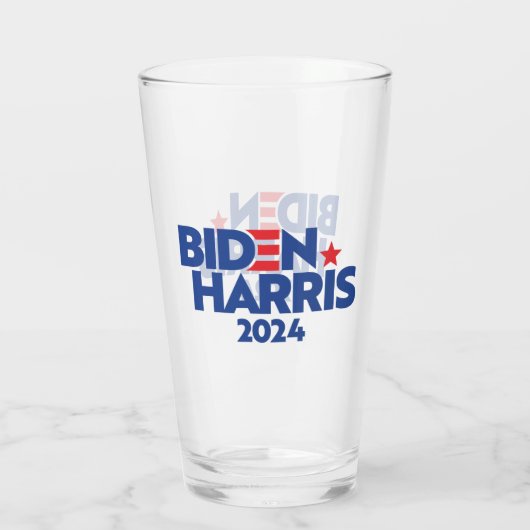 BIDEN HARRIS 2024 GLAS (Rückseite)