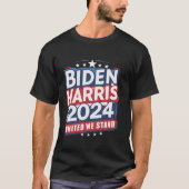 Biden Harris 2024 Joe Biden Kamala Harris Re Elect T-Shirt (Vorderseite)