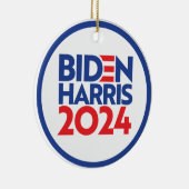 Biden Harris 2024 Keramik Ornament (Rechts)