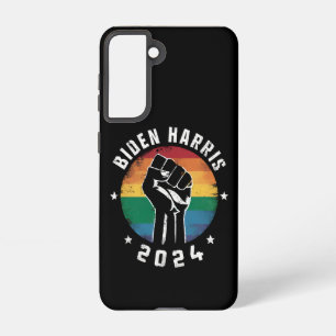Biden Harris 2024 LGBT Rainbow Gay Pride Election Samsung Galaxy Hülle