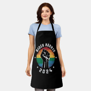 Biden Harris 2024 LGBT Regenbogen Schwulenstolz Wa Schürze