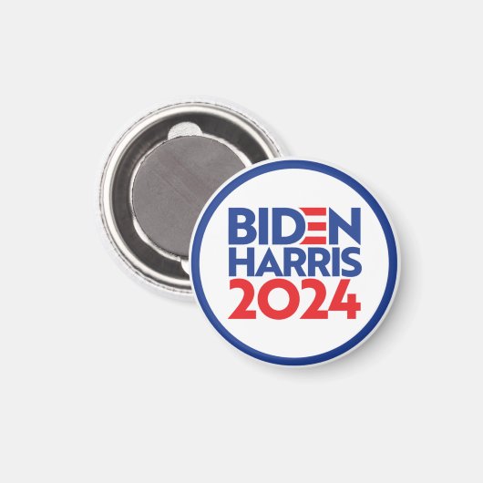 Biden Harris 2024 Magnet (Vorderseite/Rückseite)