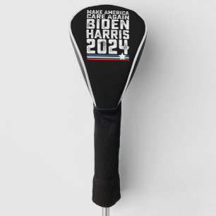 Biden Harris 2024 Pflege wieder Golf Headcover