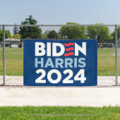 Biden Harris 2024 Präsident Joe Biden Banner (InSitu)