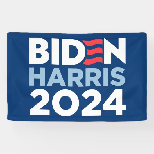 Biden Harris 2024 Präsident Joe Biden Banner (Horizontal)