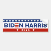 Biden Harris 2024 Präsidentschaftswahlkampagne Autoaufkleber (Vorne)