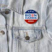 Biden Harris 2024 Präsidentschaftswahlkampagne Button (Beispiel)