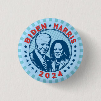 Biden Harris 2024 Retro Button