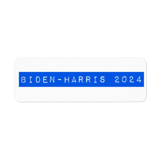 Biden-Harris 2024 Retro Label-Design (Vorne)