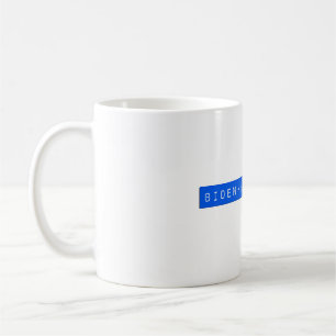 Biden-Harris 2024 Retro Label-Design Kaffeetasse