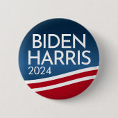 Biden Harris 2024 - Schaltfläche für modernes Well Button (Vorderseite)