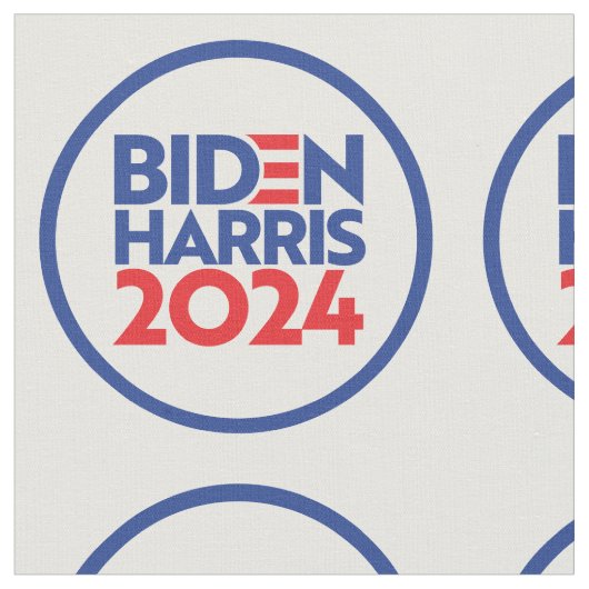 Biden Harris 2024 Stoff (Nahaufnahme)