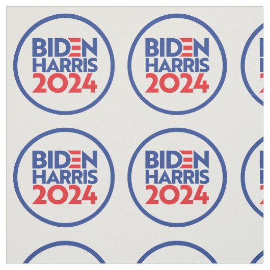 Biden Harris 2024 Stoff (Muster)