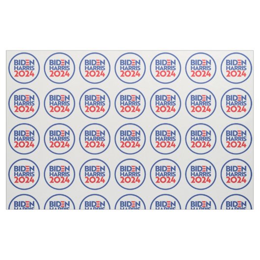 Biden Harris 2024 Stoff (Fat Quarter (45,7 x 55,9 cm))
