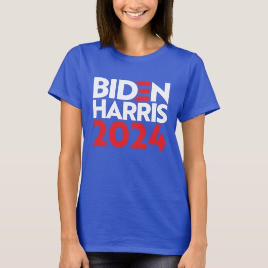 BIDEN HARRIS 2024 T-Shirt (Vorderseite)