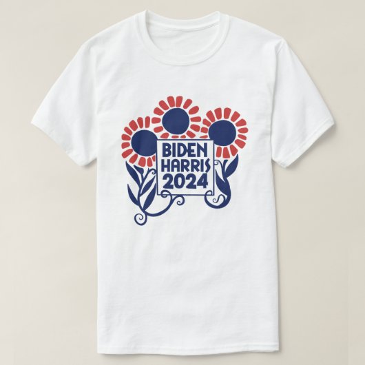 Biden Harris 2024 T-Shirt (Design vorne)