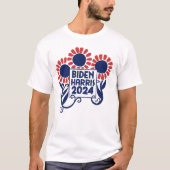 Biden Harris 2024 T-Shirt (Vorderseite)