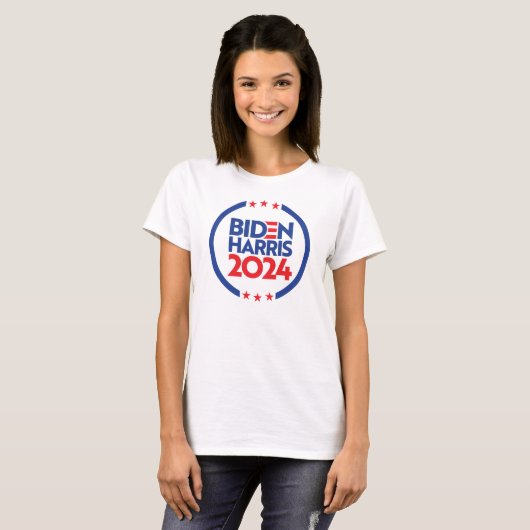 Biden Harris 2024 T-Shirt (Vorne ganz)