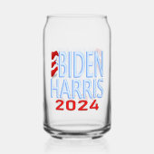 Biden Harris 2024 Trinkbehälter Set Dosenglas (Rückseite)