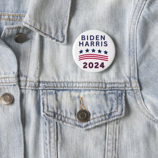 Biden Harris 2024 Wahl Button (Beispiel)
