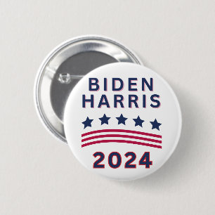 Biden Harris 2024 Wahl Button