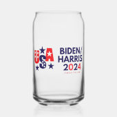 Biden Harris 2024 Wahl Dosenglas (Vorderseite)