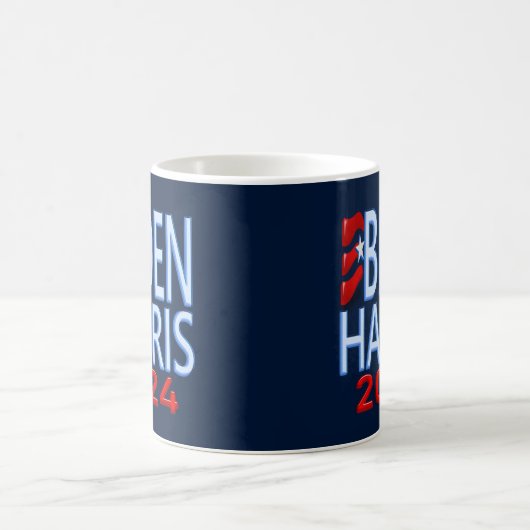 Biden Harris 2024 Wahl Kaffeetasse (Mittel)