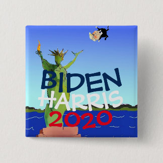 Biden Harris Anti-Trump-Wählerdemokratin 2020 Button