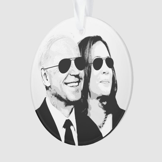 BIDEN HARRIS Aviator Ornamente (Vorderseite)