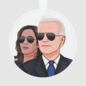 BIDEN HARRIS Aviator Ornamente (Rückseite)