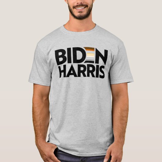 Biden Harris Bear Pride T - Shirt (Vorderseite)