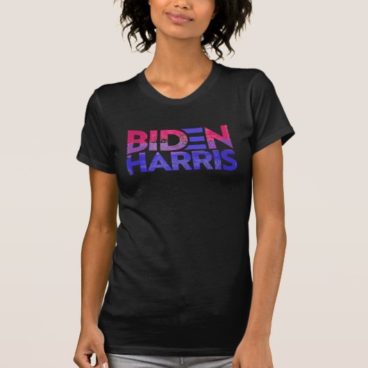 Biden Harris Bi Pride T - Shirt (Vorderseite)