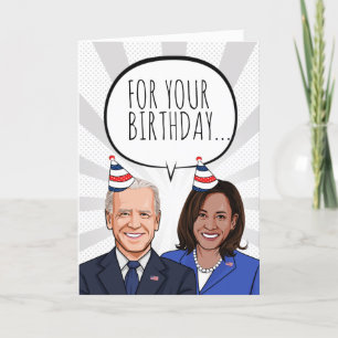 BIDEN HARRIS BIRTHDAY: Wir im Weißen Haus Karte