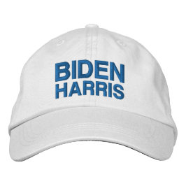 Biden Harris blau und weiß Bestickte Baseballkappe