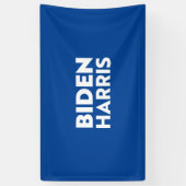 Biden Harris, blau weiß Banner (Vertikal)