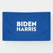 Biden Harris, blau weiß Banner (Horizontal)