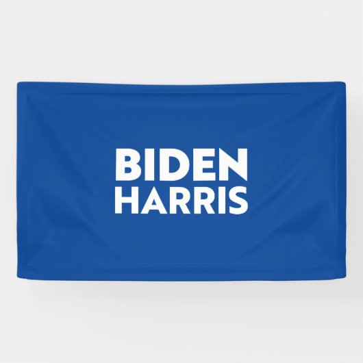 Biden Harris, blau weiß Banner (Horizontal)