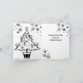 Biden Harris Blue Christmas Karte (Innenseite)