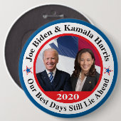 Biden-Harris Button (Vorne & Hinten)