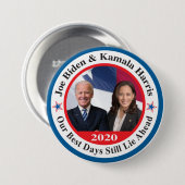Biden-Harris Button (Vorne & Hinten)