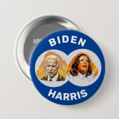 Biden Harris Button (Vorne & Hinten)