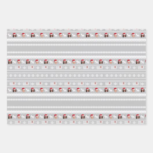 Biden Harris Christmas Geschenkpapier Set (Vorderseite)