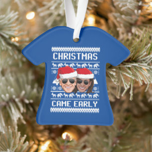BIDEN HARRIS: CHRISTMAS KAM FRÜH ORNAMENT