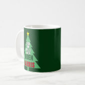 Biden Harris Christmas Tree Deck über die Hallen Kaffeetasse (Vorderseite Links)
