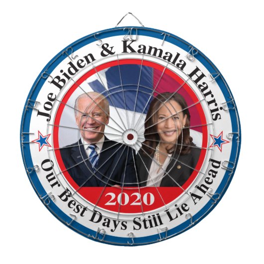 Biden-Harris-Darboard Dartscheibe (vorne)