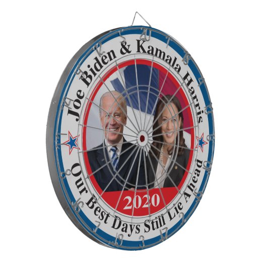 Biden-Harris-Darboard Dartscheibe (Vorderseite Links)