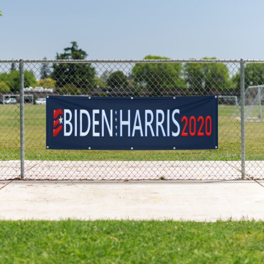 Biden Harris Demokratische Wahlkampagne 2020 Banner (Insitu)