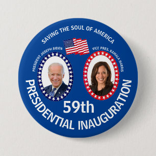 Biden-Harris-Einführung Button